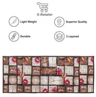 E-Retailer PVC Waterproof 3-Layered Microwave Oven Top Cover With 4 Utility Pockets Suitable for Upto 30 Liter 