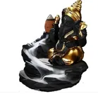 Combo of Ganeshji Smoke Fountain Incense Holder with 51 Pcs Back Flow Incense Cones 
