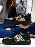 Printed Synthetic Sneakers for Girls 