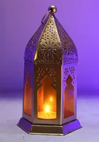 Decorative Metal Hanging Lantern/Lamp/Tealight (Assorted - Multicolor)