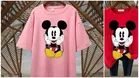 Cotton Blend T-shirt for Women, Red & Pink, Pack of 2 