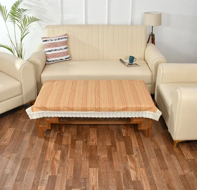 Jute Printed Table Cloth (Olive, 40x60 inches)