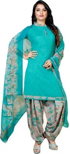 Yashika Unstitched Crepe Salwar Suit Material 