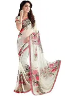 New Fancy Georgette Festive Sarees 