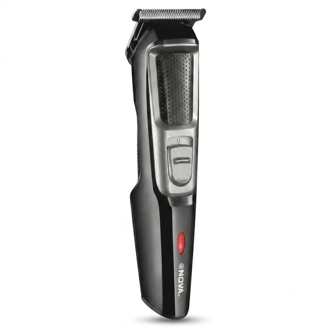 Nova NHT 1076 Runtime: 30 min Trimmer for Men [Black and Grey]