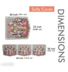 Cotton Floral Sofa with Table Cover Set 