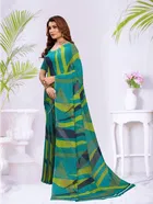 Georgette Printed Saree for Women 