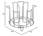 Ss round glass stand _ 2741