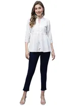 Cotton Embroidered Top for Women 