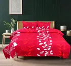 Polycotton Printed Double Bedsheet with Two Pillow Covers 