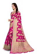 Organza Zari Woven Saree for Women 