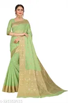 Cotton Zari Woven Saree for Women 