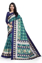 Mysore Silk Printed Saree for Women 