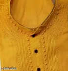 Cotton Embroidered Kurta with Pyjama for Men 