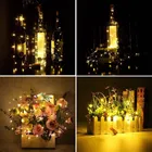 Wine Bottles Cork String Lights - Battery Powered - Warm Light – 