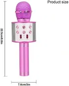 Microphone Bluetooth Speaker for Karaoke mic microphone for kids