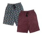 Bermuda Shorts for Boys (2-3 Years, Multicolor) (Pack of 2)
