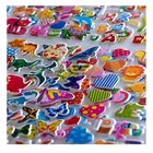 Oddy Cartoon Puffy 3D Pvc Cute Mix Stickers Funny For Kids On Gifts 
