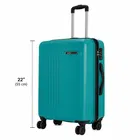 Safari Lancer 22 Inch [Small] Cabin Trolley Bag with 360° Spinner 8 Wheels, Teal Green