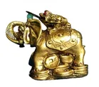 Polyresin Decorative Showpiece (Golden)
