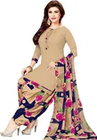Yashika Unstitched Crepe Salwar Suit Material 