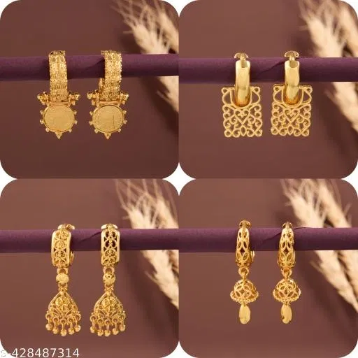 Latest Design Earrings/Studs/Bali Combo For Women'S/Girlswith Our Beautiful Products.