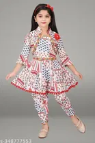 Silk Blend Clothing Set for Girls 