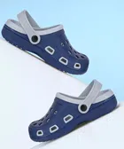 Clogs for Boys (Blue & Grey, 4-5 Years)