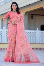 Floral Print Saree for Women 