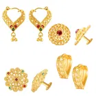 Gold Plated Designer Earrings Set for Women & Girls 