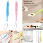 Combo of Silicone Double-Head & Single-Head Feeding Spoon for Baby 