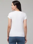 Round Neck Printed T-Shirt for Women 