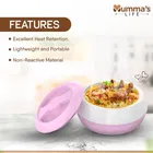 Mumma's Life Trendy Stainless Steel Casseroles, Pink 