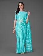 Cotton Embroidery Saree for Women 