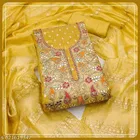 Embroidered Floral Patiala Suit for Women 