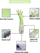 PVC Latex Kitchen Dishwashing Cleaning Gloves 