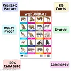 Bookford Publications My small chart Fruits, Wild Animals & Hindi Varnamala 