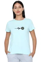 Round Neck Printed T-Shirt for Women 