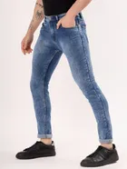 Cotton Blend Slim fit Jeans for Men 