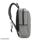Fabric Backpack Bag, Grey