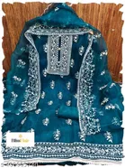 Embroidered Unstitched Suit for Women 