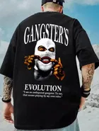 Round Neck Printed T-shirt for Men 