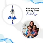 Evil Eye Hanging with Shui Turkish Hamsa Hand 2 bells Wind Chime