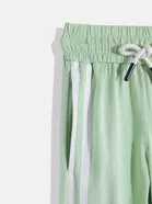 Cotton Striped Trackpants for Girls 