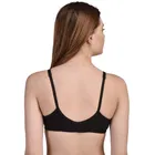 Cotton Blend Solid Non-Padded Front Open Bras for Women 