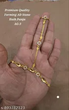 Hathpanja Bracelet with Joint Ring for Women 