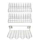 2 Pcs Stainless Steel Dish Rack & Utensil Holder 
