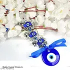 Three Horse Evil Eyes Wall Hanging 