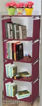 Open Book Shelf (Maroon)