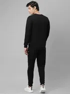 रिगो मेन ब्लैक राउंड नैक टेरी ट्रैक सूट 